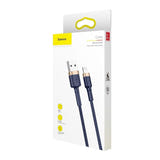 Baseus Cafule - Câble USB vers Lightning 2 m (or et bleu nuit) (vue 9)