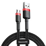 Baseus Cafule - Câble USB vers micro-USB 2 m 1,5 A (rouge/noir) (vue 1)