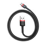 Baseus Cafule - Câble USB vers micro-USB 2 m 1,5 A (rouge/noir) (vue 3)