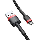 Baseus Cafule - Câble USB vers micro-USB 2 m 1,5 A (rouge/noir) (vue 4)