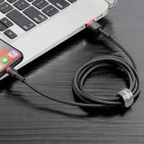 Baseus Cafule - Câble USB vers Lightning 0,5 m 2,4 A (rouge/noir) (vue 6)