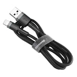 Baseus Cafule - Câble USB vers Lightning 1 m 2,4 A (gris/noir) (vue 3)
