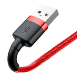 Baseus Cafule - Câble USB vers Lightning 1 m 2,4 A (noir/rouge) (vue 5)