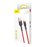 Baseus Cafule - Câble USB vers Lightning 1 m 2,4 A (noir/rouge) (vue 9)