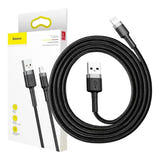 Baseus Cafule - Câble USB vers Lightning 2 m 1,5 A (gris/noir) (vue 11)
