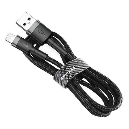Baseus Cafule - Câble USB vers Lightning 2 m 1,5 A (gris/noir) (vue 3)