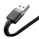 Baseus Cafule - Câble USB vers Lightning 2 m 1,5 A (gris/noir) (vue 5)