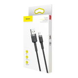 Baseus Cafule - Câble USB vers Lightning 2 m 1,5 A (gris/noir) (vue 9)
