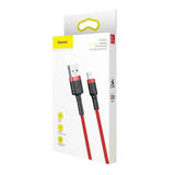 Baseus Cafule - Câble USB vers Lightning 0,5 m 2,4 A (rouge) (vue 7)