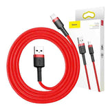 Baseus Cafule - Câble USB vers Lightning 0,5 m 2,4 A (rouge) (vue 8)