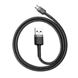 Baseus Cafule - Câble USB vers micro-USB 1 m 2,4 A (gris/noir) (vue 3)