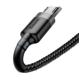 Baseus Cafule - Câble USB vers micro-USB 1 m 2,4 A (gris/noir) (vue 5)
