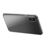 Baseus Simple - coque de protection transparente 1,3 mm pour iPhone XS Max : posée sur le téléphone