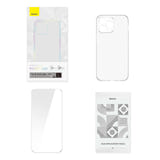Baseus Corning - kit coque transparente et verre trempé pour iPhone 14 Pro Max : bords souples de la coque