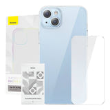 Baseus Crystal Series - Coque transparente pour iPhone 14 Plus avec verre trempé - visuel 9