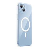 Baseus Crystal Series Magnetic - Coque magnétique transparente pour iPhone 14 Plus avec verre trempé - visuel 2
