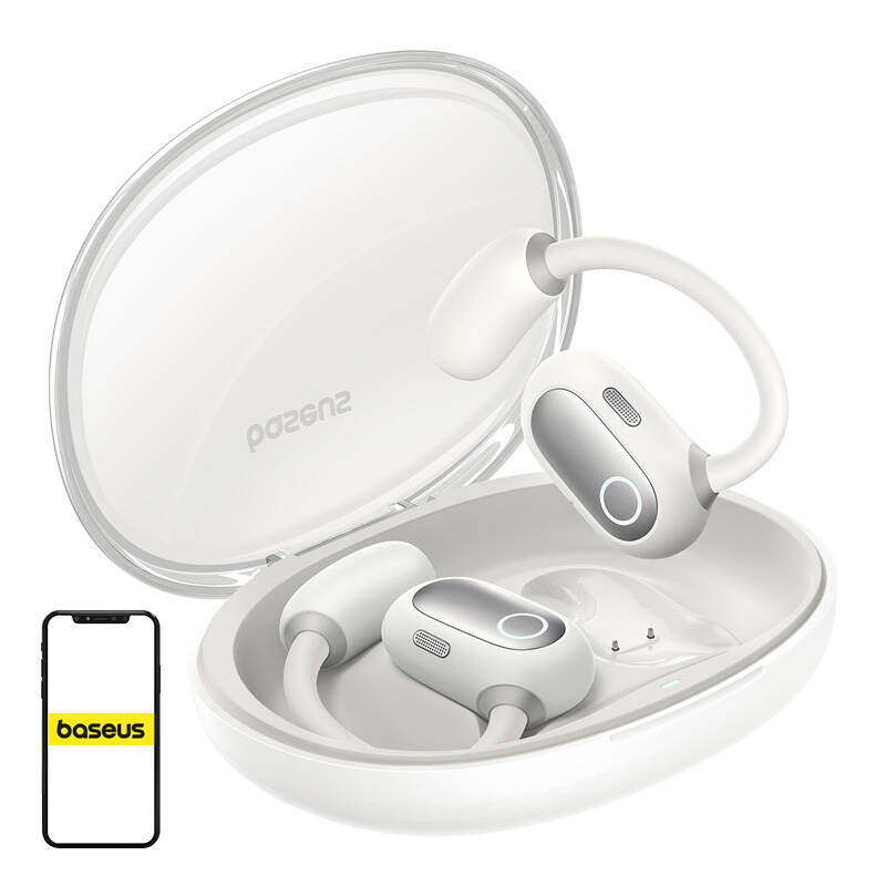 Baseus Eli Sport 1 - Écouteurs sport à oreille libre (blanc) - visuel 1
