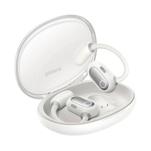 Baseus Eli Sport 1 - Écouteurs sport à oreille libre (blanc) (vue 2)