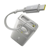 Baseus Free2Pull OS - Batterie externe 10 000 mAh 30 W avec câble (gris) : double charge simultanée