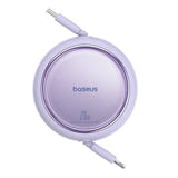 Baseus Free2Pull - Câble rétractable USB-C vers Lightning 20 W (violet) (vue 3)