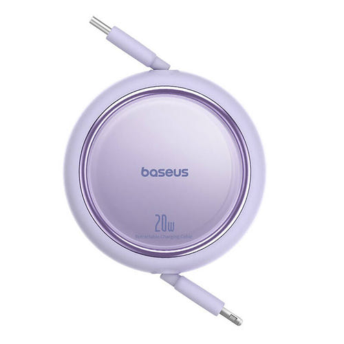 Baseus Free2Pull - Câble rétractable USB-C vers Lightning 20 W (violet) (vue 3)