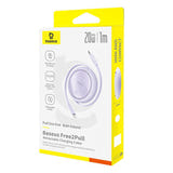 Baseus Free2Pull - Câble rétractable USB-C vers Lightning 20 W (violet) (vue 6)