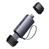 Baseus Lite - Lecteur de cartes SD/TF, USB + USB-C (gris) (vue 3)
