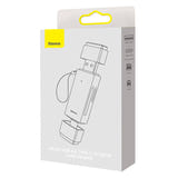 Baseus Lite - Lecteur de cartes SD/TF, USB + USB-C (gris) (vue 7)