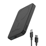 Baseus Magnetic Mini - Batterie externe magnétique 5000 mAh, USB-C 20 W, noire - visuel 7
