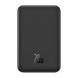 Baseus Magnetic Mini - Batterie externe magnétique 5000 mAh, USB-C 20 W, noire - visuel 1