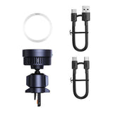 Baseus MagPro CW04 - Support voiture magnétique avec charge sans fil Qi2 15 W, noir - visuel 7