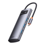 Baseus Metal Gleam - Hub USB-C vers 4× USB 3.0 (vue 2)