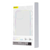 Baseus Magnetic Crystal Clear - Coque iPhone 13 avec verre trempé et kit de nettoyage : boutons latéraux coque