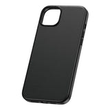 Baseus Fauxther Series - Coque cuir PU pour iPhone 15 Plus (noire) : grain cuir PU noir