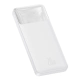 Baseus Bipow - Batterie externe 10000 mAh 20 W à écran LED, 3 ports, blanche - visuel 6
