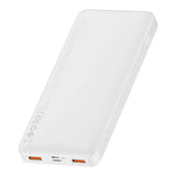 Baseus Bipow - Batterie externe 10000 mAh 20 W à écran LED, 3 ports, blanche - visuel 2