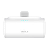 Baseus Compact - Batterie externe 5000 mAh 20 W à connecteur USB-C intégré, blanche - visuel 1
