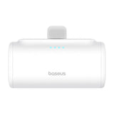 Baseus Compact - Batterie externe 5000 mAh 20 W à connecteur USB-C intégré, blanche - visuel 1