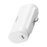 Baseus Compact - Batterie externe 5000 mAh 20 W à connecteur USB-C intégré, blanche - visuel 4