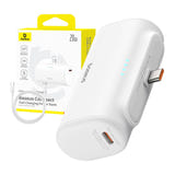 Baseus Compact - Batterie externe 5000 mAh 20 W à connecteur USB-C intégré, blanche - visuel 9