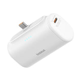 Baseus Compact - Batterie externe 5000 mAh 20 W à connecteur USB-C intégré, blanche - visuel 3