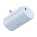 Baseus OS Compact IP - Batterie externe 5000 mAh 20 W à connecteur Lightning intégré, bleue