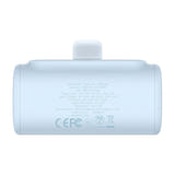 Baseus OS Compact IP - Batterie externe 5000 mAh 20 W à connecteur Lightning intégré, bleue : sac de cours