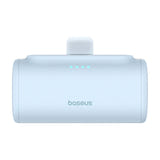 Baseus OS Compact IP - Batterie externe 5000 mAh 20 W à connecteur Lightning intégré, bleue : USB-C Android écouteurs
