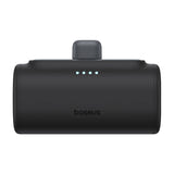 Baseus OS Compact IP - Batterie externe 5000 mAh 20 W à connecteur Lightning intégré, noire (vue 1)
