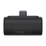 Baseus OS Compact IP - Batterie externe 5000 mAh 20 W à connecteur Lightning intégré, noire (vue 2)