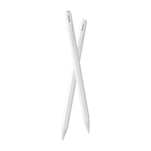 Baseus Smooth Writing SXBC060402 - Stylet actif pour iPad avec indicateurs LED et charge USB-C, blanc : port USB-C recharge
