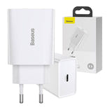 Baseus Speed Mini CCFS-SN02 - Chargeur secteur USB-C PD 20 W (blanc) - visuel 12