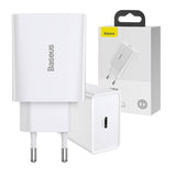Baseus Speed Mini CCFS-SN02 - Chargeur secteur USB-C PD 20 W (blanc) - visuel 12