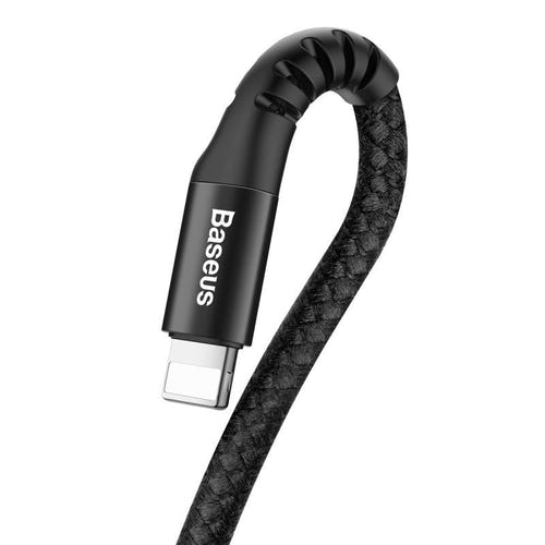 Baseus Spring - Câble spirale USB vers Lightning 1 m 2 A (noir) (vue 2)